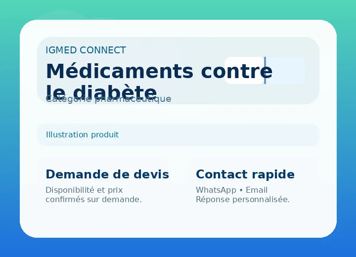 Diabetes medicines