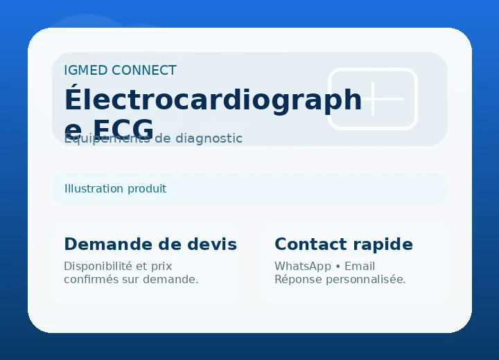 Électrocardiographe ECG