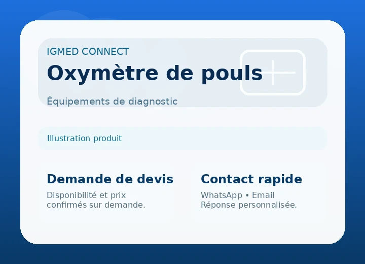 Oxymètre de pouls