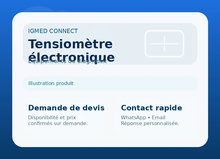 Tensiomètre électronique