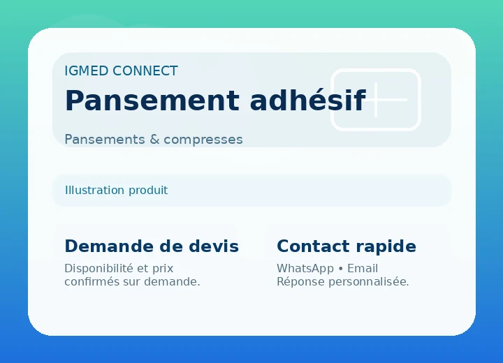 Pansement adhésif