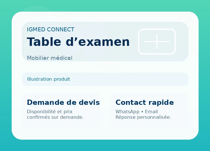 Table d’examen