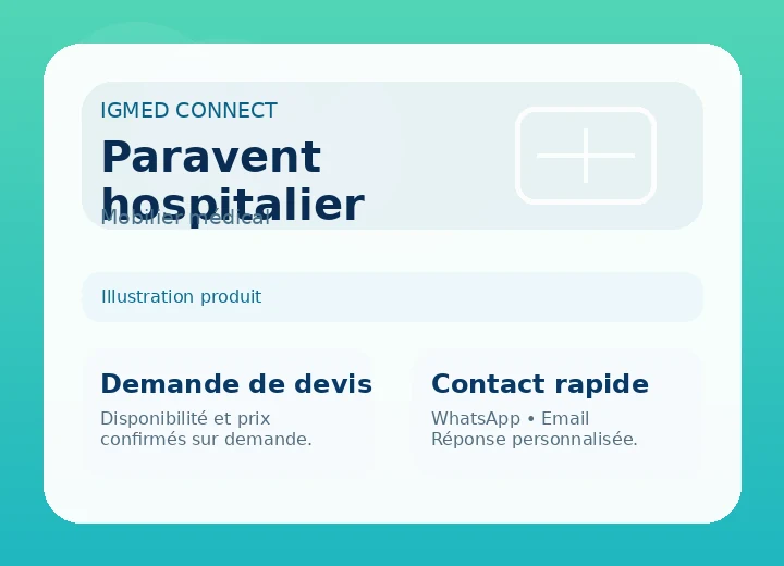 Paravent hospitalier