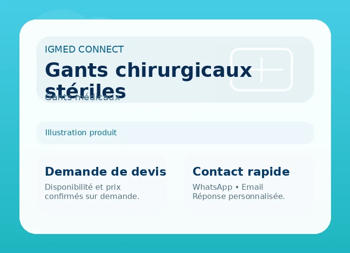 Gants chirurgicaux stériles