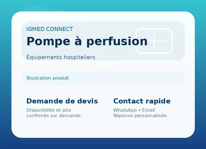Pompe à perfusion