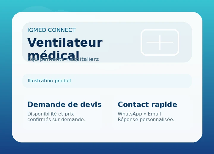 Ventilateur médical