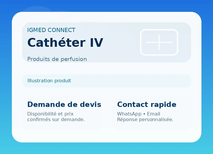Cathéter IV
