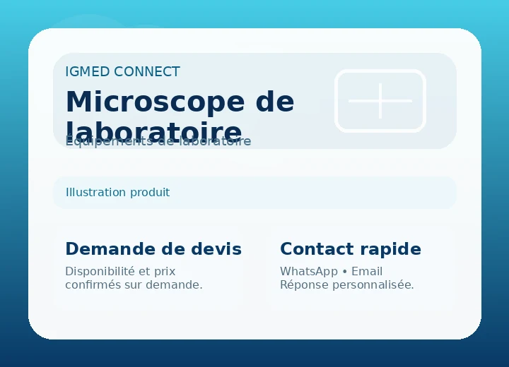 Microscope de laboratoire