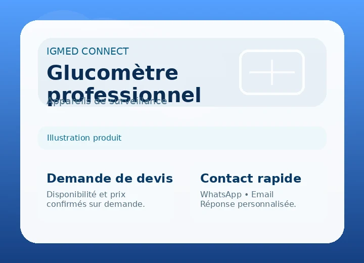 Glucomètre professionnel