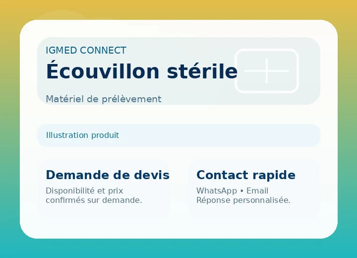 Écouvillon stérile