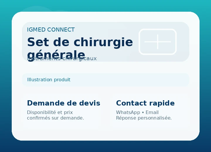 Set de chirurgie générale