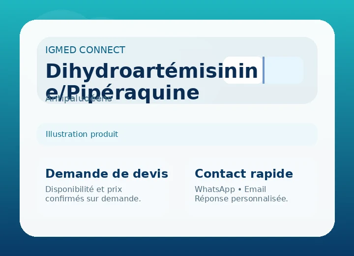 Dihydroartémisinine/Pipéraquine