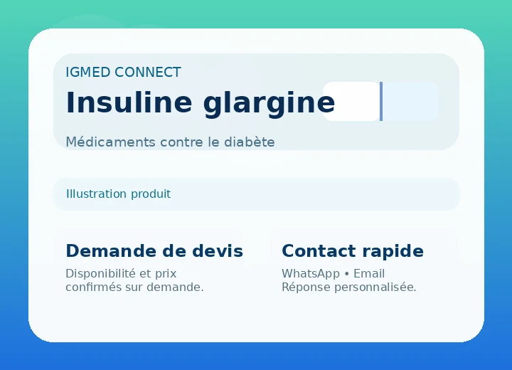 Insuline glargine