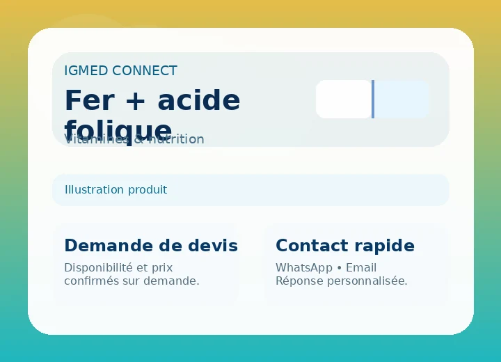 Fer + acide folique